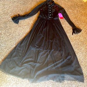 NWT Betsey Johnson Black Tulle Dress Size 6
